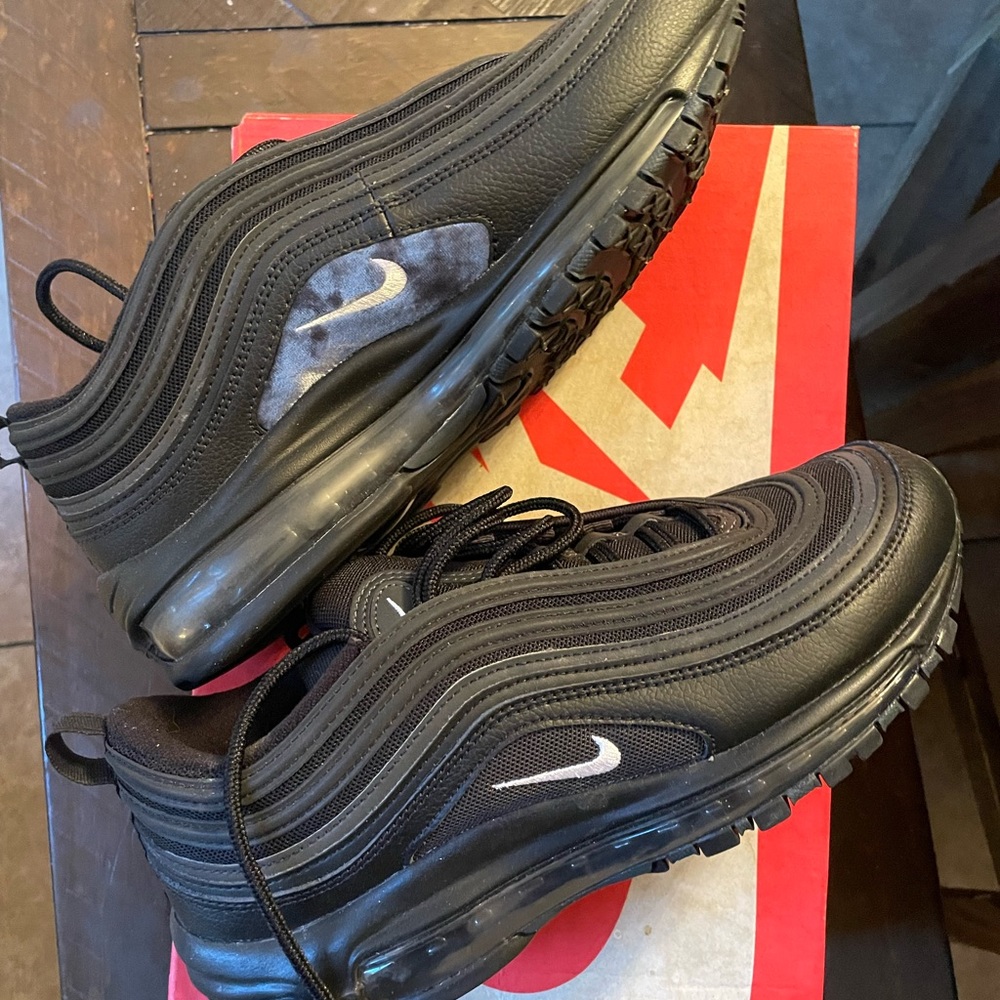 nike air max 97 black white anthracite mens